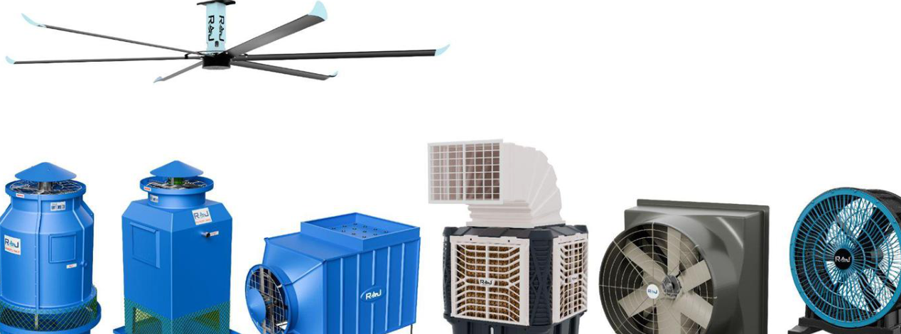 Industrial cooling products shown in company profile